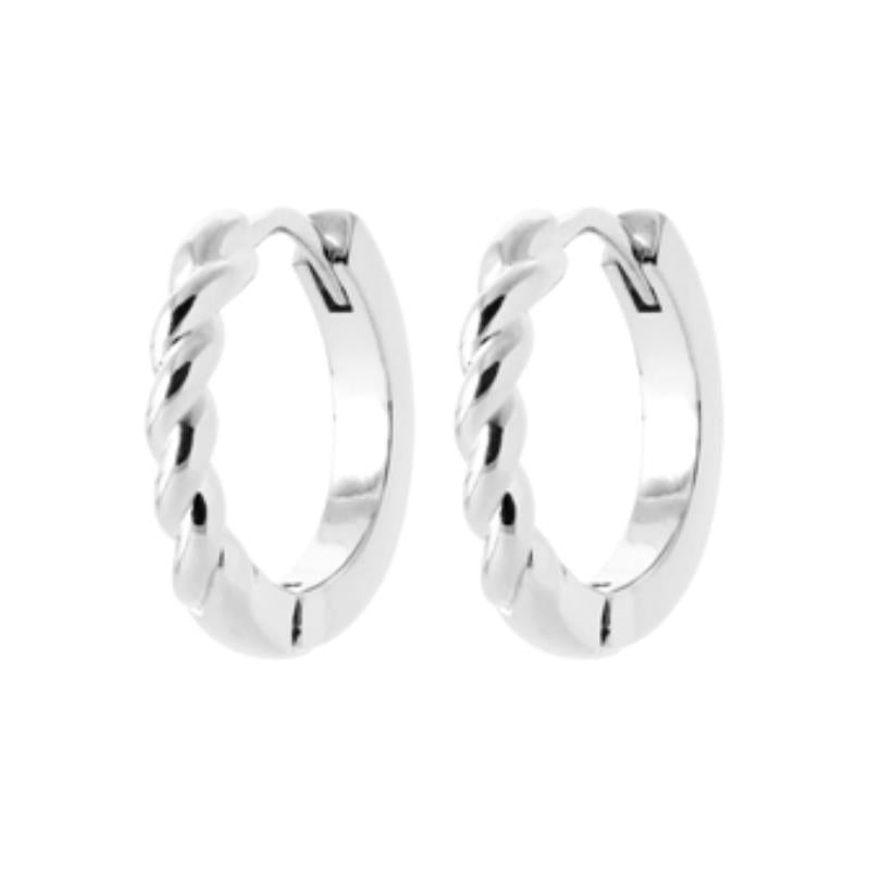 Coque de Nacre Créoles argent 7678300