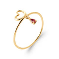 Coque de Nacre Bague plaqué or 2970420