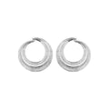 Coque de Nacre Puces d'oreilles argent 7567000