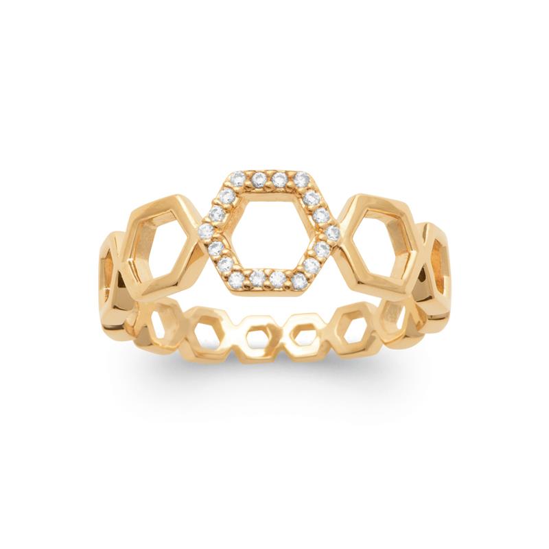 Coque de Nacre Bague plaqué or 2996510