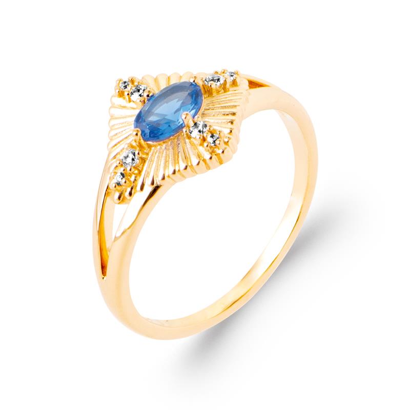 Coque de Nacre Bague plaqué or 20019140