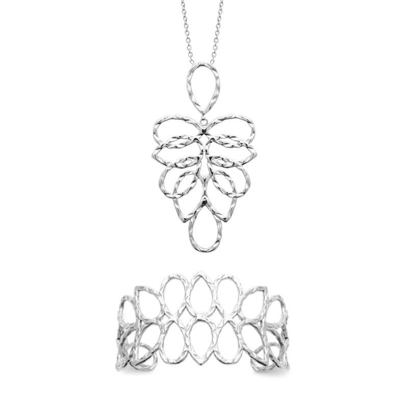 Coque de Nacre Collier acier 312392