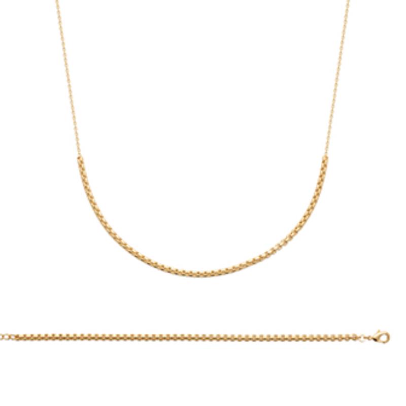 Coque de Nacre Collier plaqué or 921832