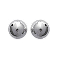 Coque de Nacre Puces d'oreilles argent 702403212