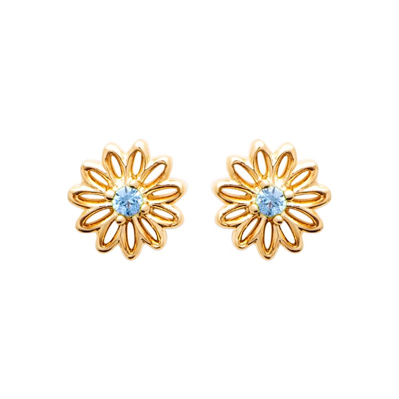 Coque de Nacre Puces d'oreilles plaqué or 23089460