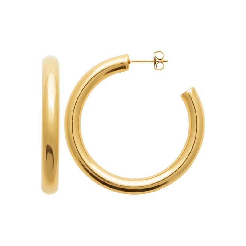 Izee Créoles acier doré 3602909