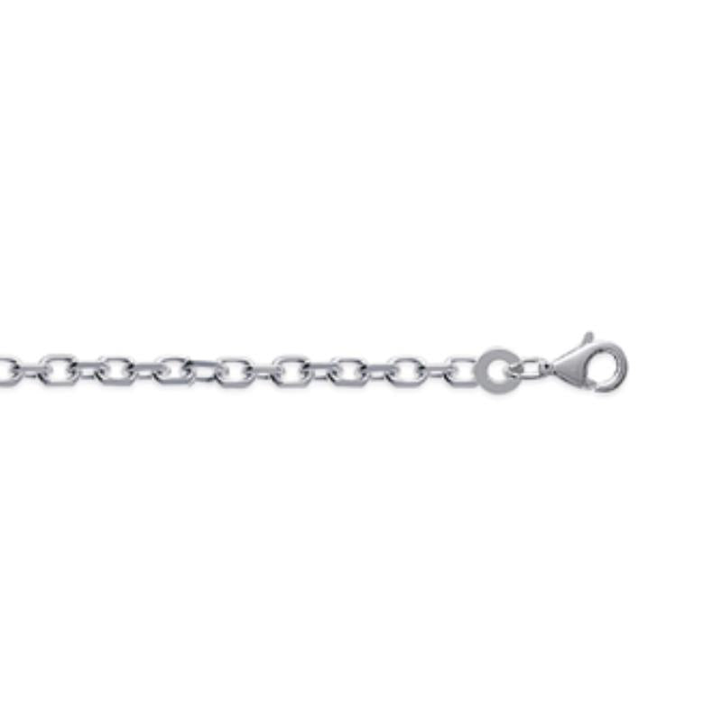 Coque de Nacre Chaîne maille forçat argent 125070