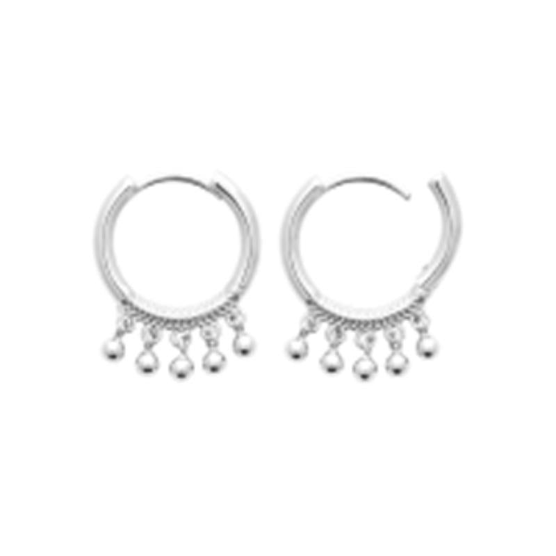 Coque de Nacre Créoles argent 7666900