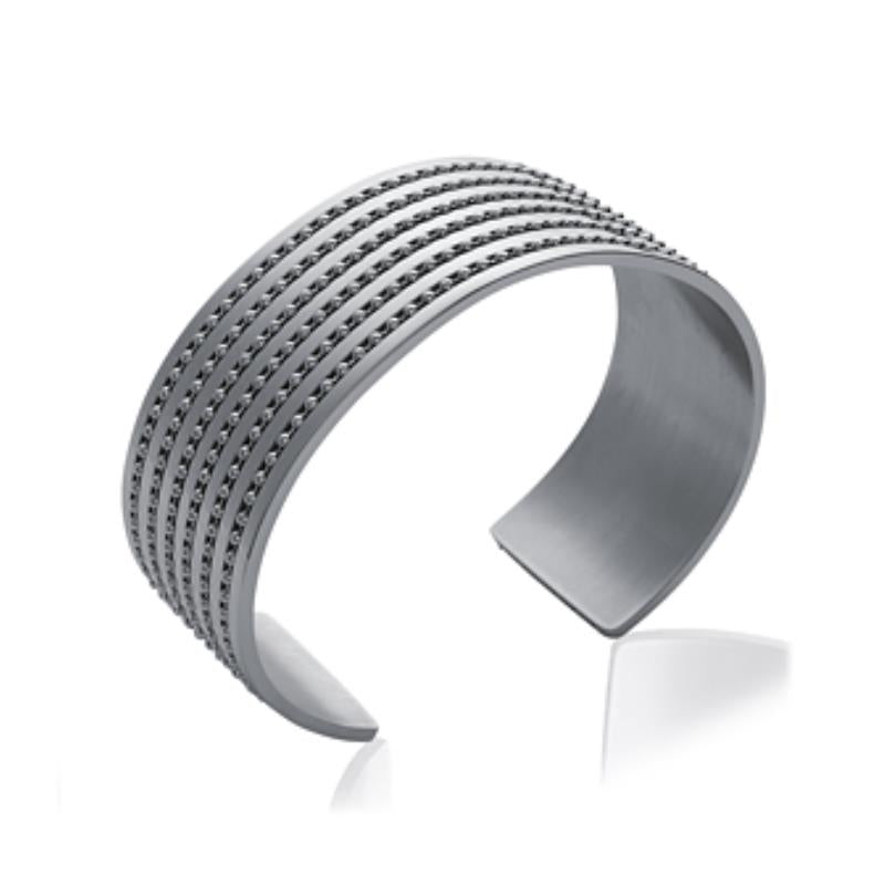 Coque de Nacre Bracelet jonc acier 310075