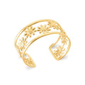 Coque de Nacre Bracelet jonc acier doré 312295