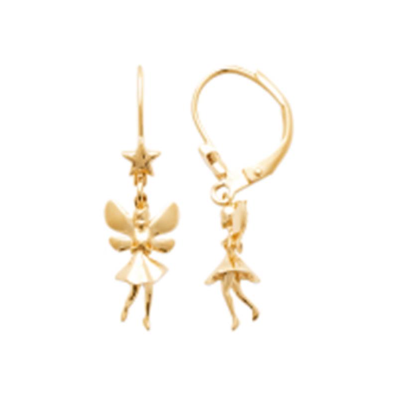 Coque de Nacre Boucles d'oreilles pendantes plaqué or 23039700