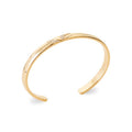 Coque de Nacre Bracelet jonc plaqué or 974221
