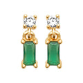 Coque de Nacre Puces d'oreilles plaqué or 23082650