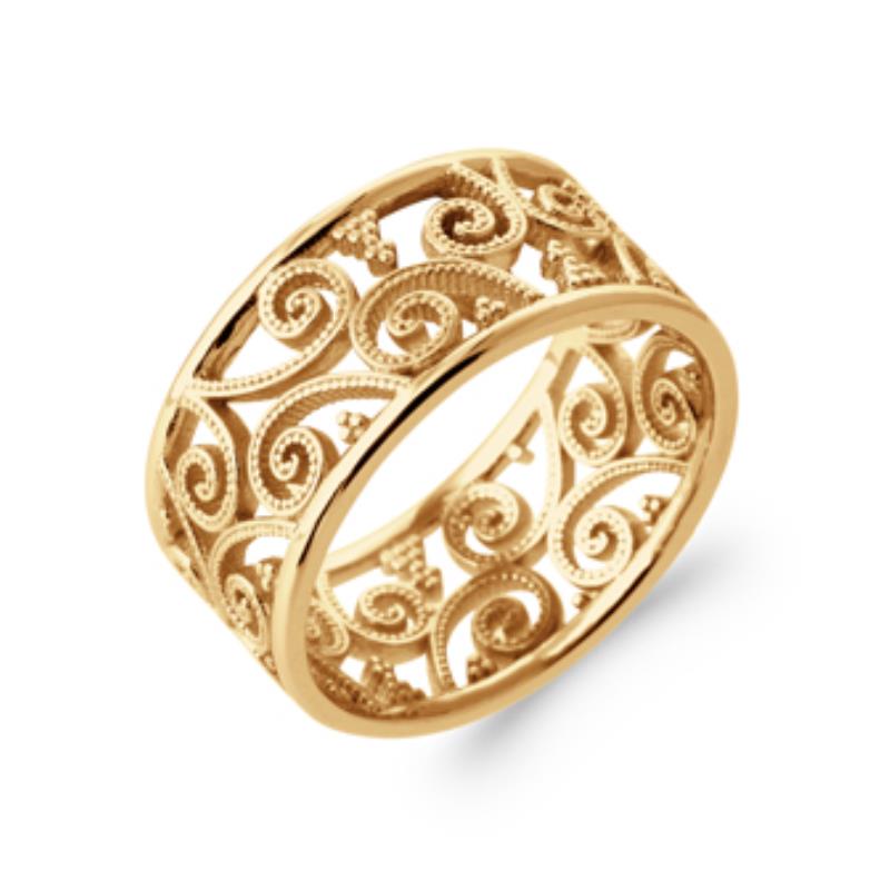 Coque de Nacre Bague plaqué or 2931600