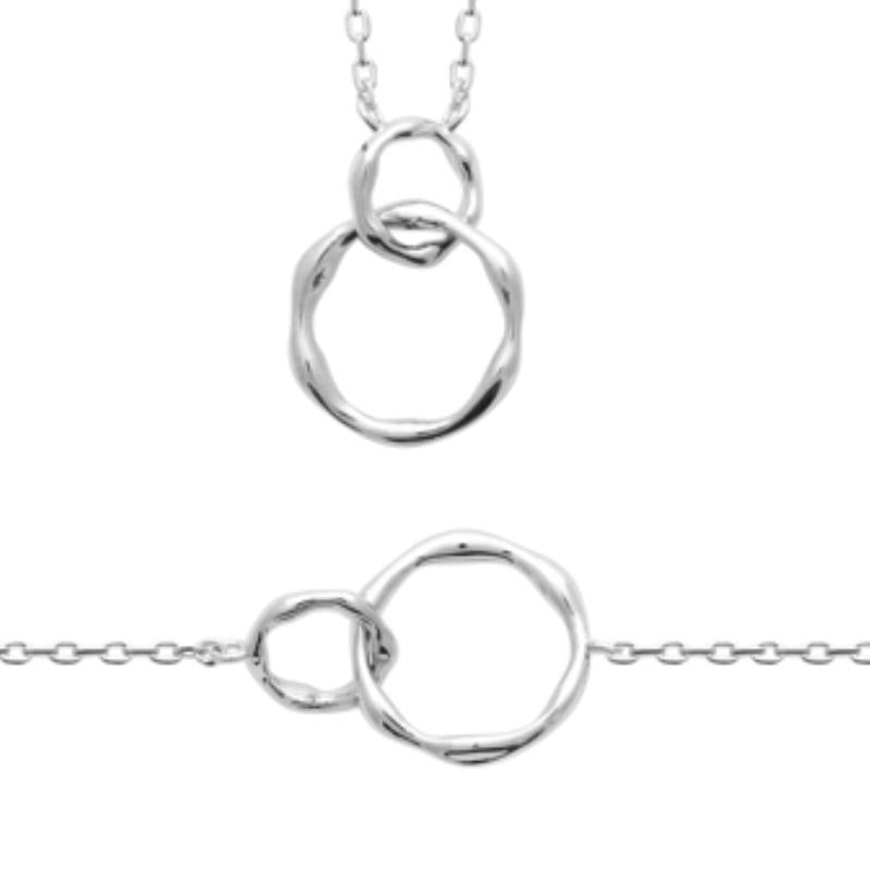 Coque de Nacre Collier argent 721923