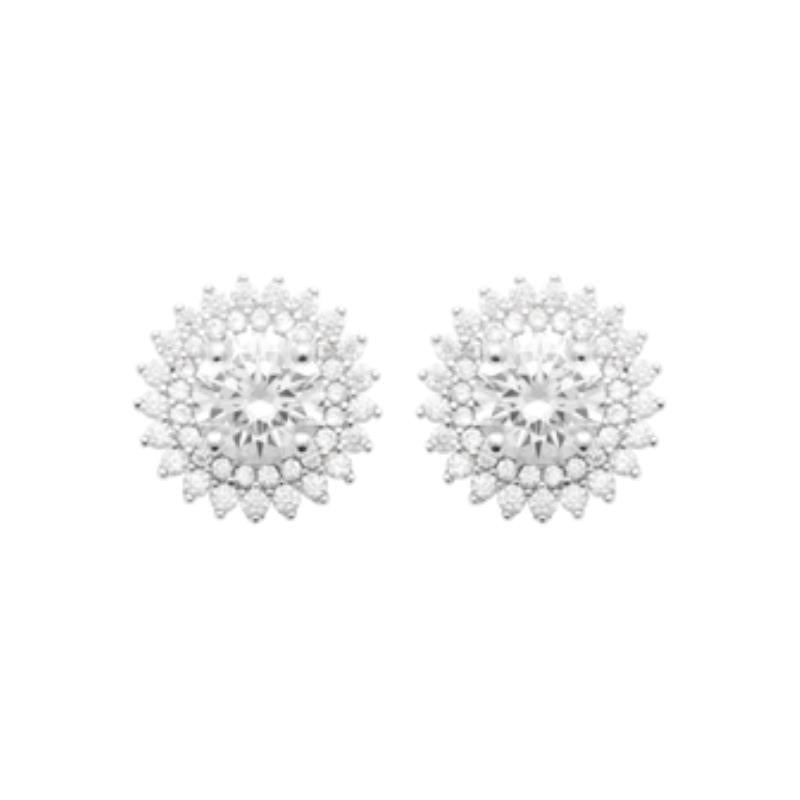 Coque de Nacre Puces d'oreilles argent 13046210