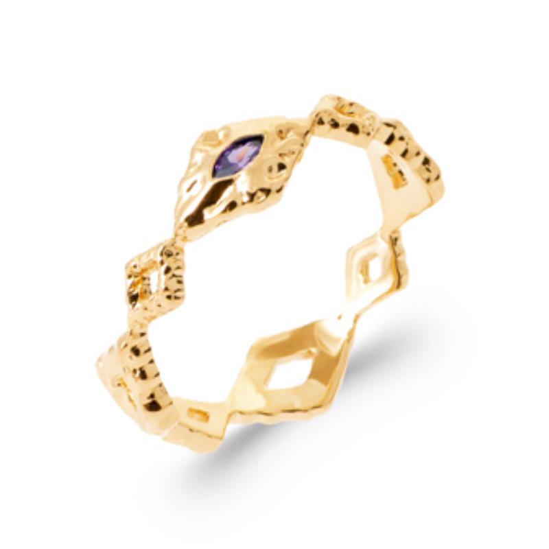 Coque de Nacre Bague plaqué or 2998470