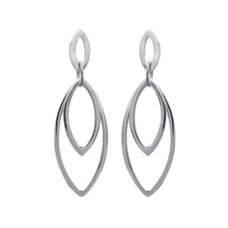 Coque de Nacre Boucles d'oreilles pendantes argent 7411600