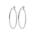 Coque de Nacre Créoles argent 7611330