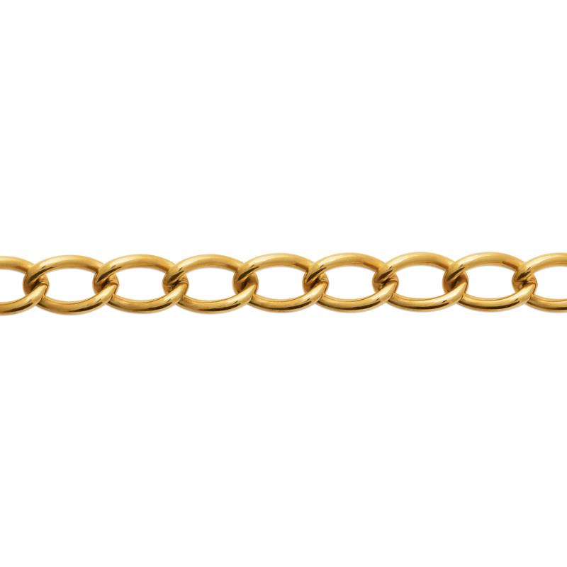 Coque de Nacre Bracelet acier doré 312205