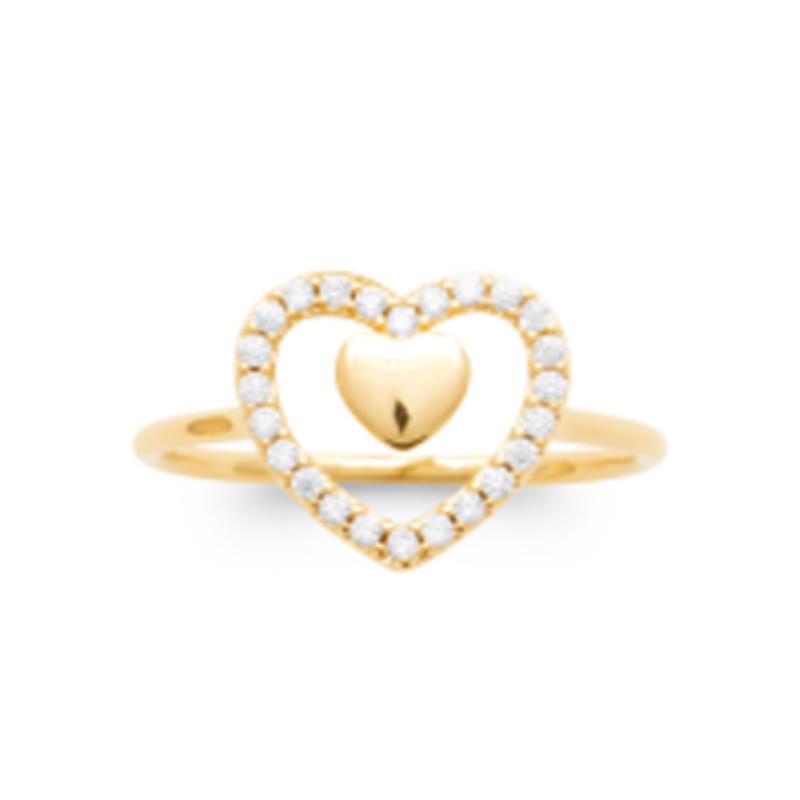 Coque de Nacre Bague plaqué or 2971010