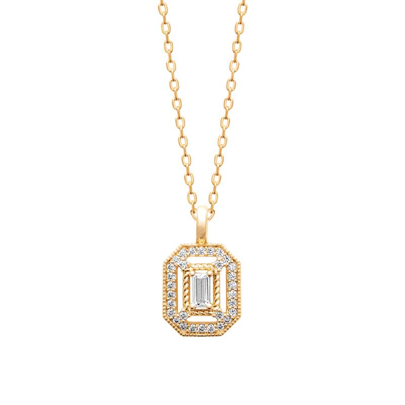 Coque de Nacre Collier plaqué or 974479