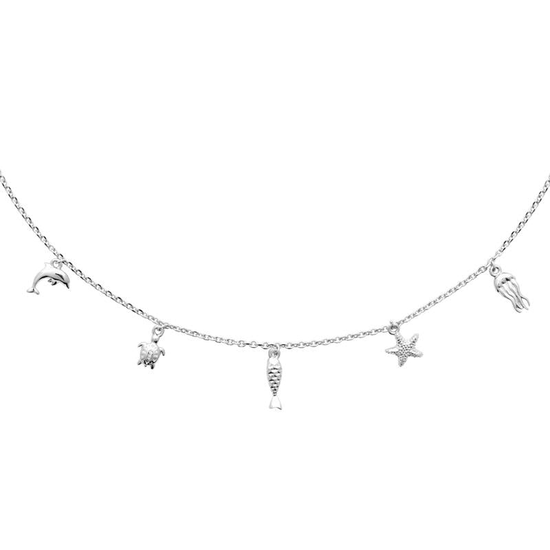 Coque de Nacre Chaîne argent 722242