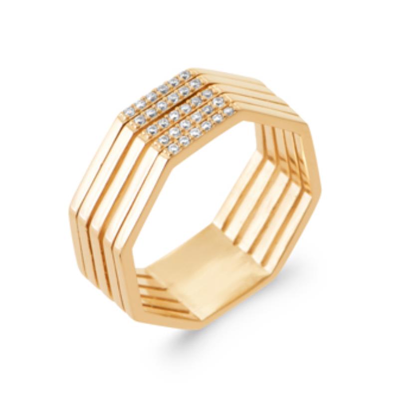 Coque de Nacre Bague plaqué or 2978510