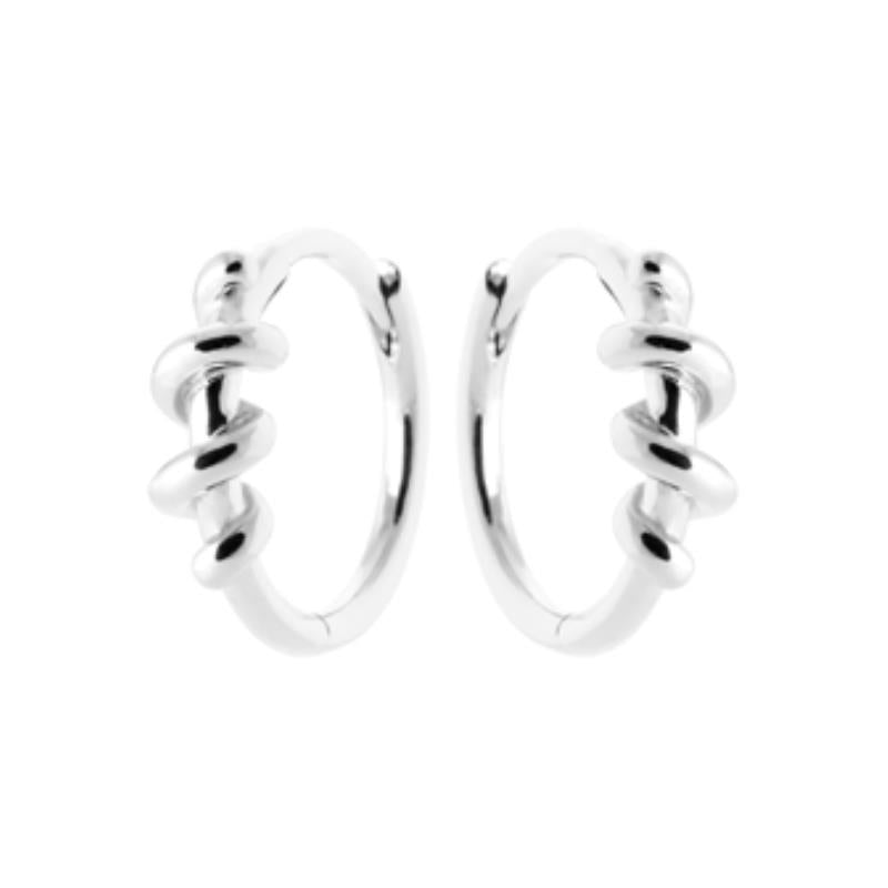 Coque de Nacre Créoles argent 7669200