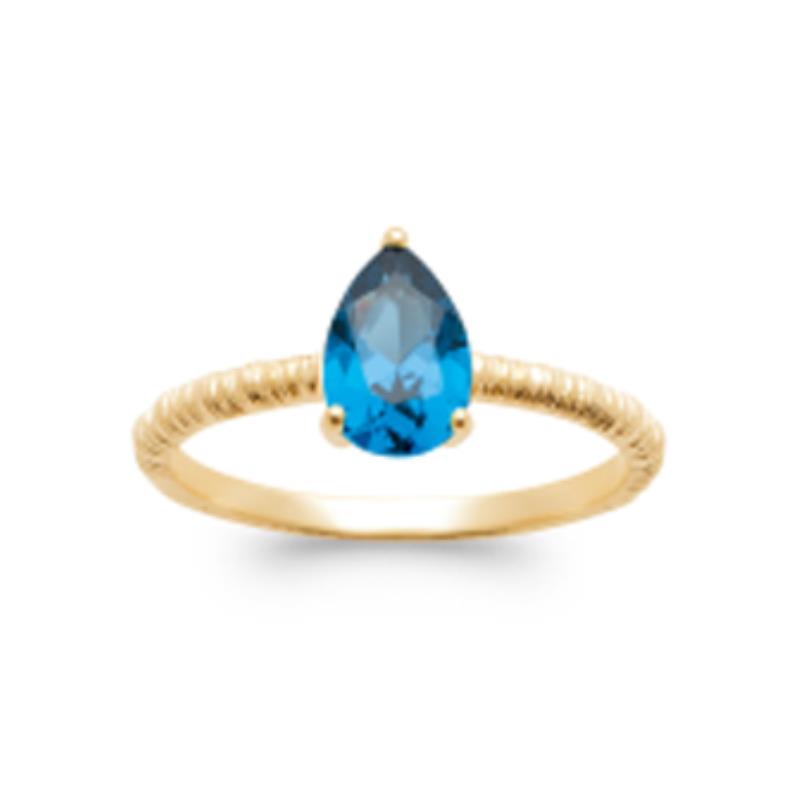 Coque de Nacre Bague solitaire plaqué or 2968340