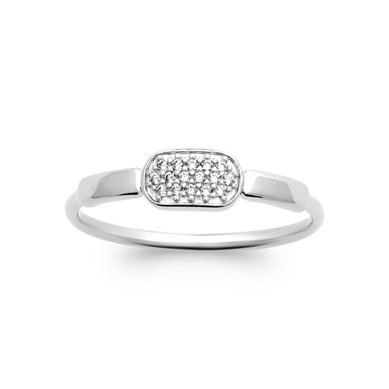 Coque de Nacre Bague solitaire argent 1995610