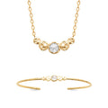 Coque de Nacre Collier plaqué or 973887