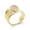 Coque de Nacre Bague plaqué or 2299810