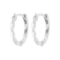 Coque de Nacre Créoles argent 1672010