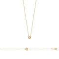 Coque de Nacre Collier plaqué or 973633