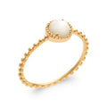Coque de Nacre Bague plaqué or 2900404