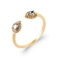 Coque de Nacre Bague plaqué or 20015210