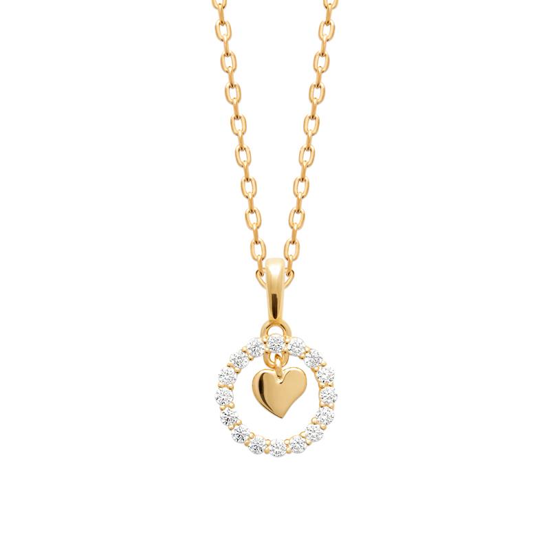 Coque de Nacre Collier plaqué or 974292