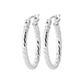 Coque de Nacre Créoles argent 7611320
