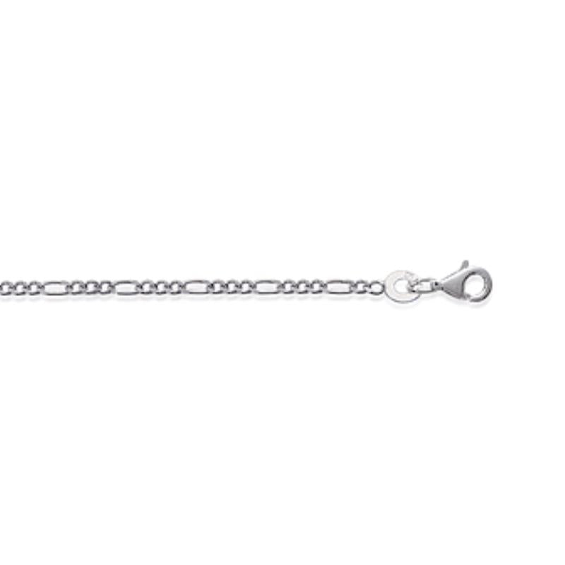 Coque de Nacre Chaîne maille figaro argent 733050