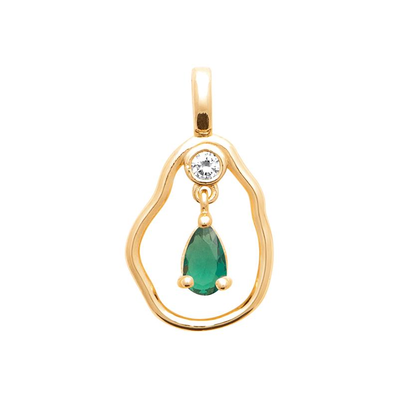 Coque de Nacre Pendentif plaqué or 2791550