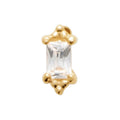Coque de Nacre Boucle d'oreille à l'unité plaqué or 23023610U