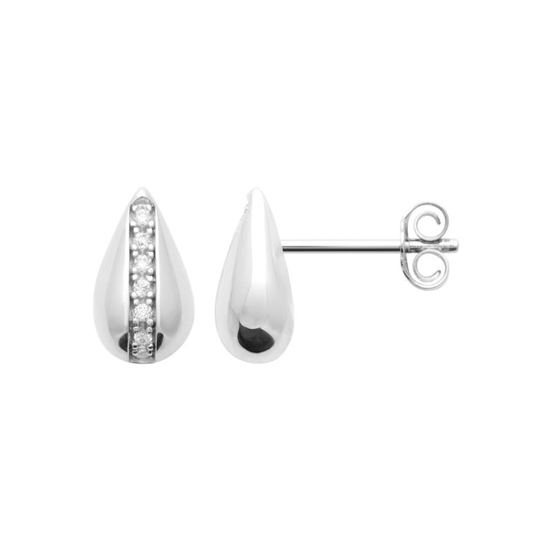 Coque de Nacre Puces d'oreilles argent 13063710