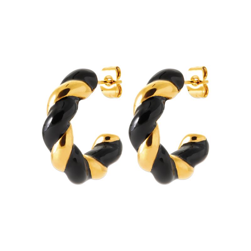 Izee Créoles acier doré 3607409