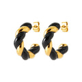 Izee Créoles acier doré 3607409