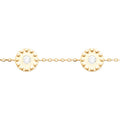 Coque de Nacre Bracelet plaqué or 973920