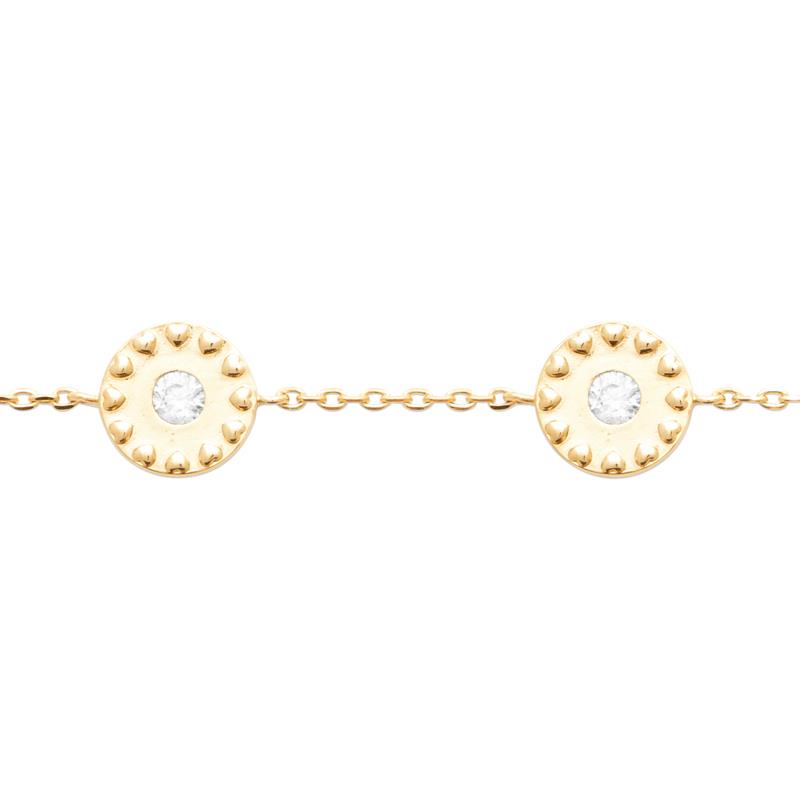Coque de Nacre Bracelet plaqué or 973920