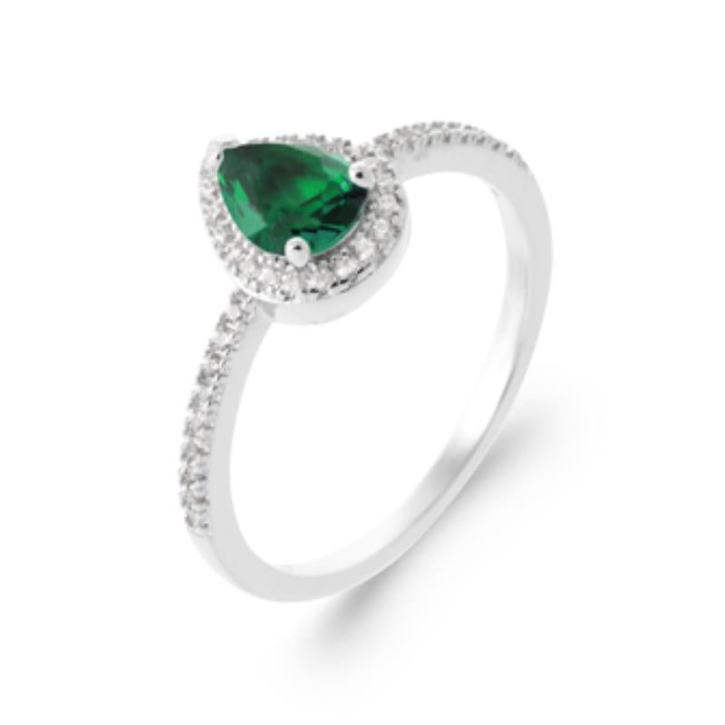 Coque de Nacre Bague solitaire argent 1973150