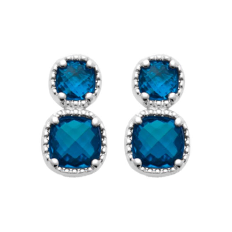 Coque de Nacre Puces d'oreilles argent 1599040