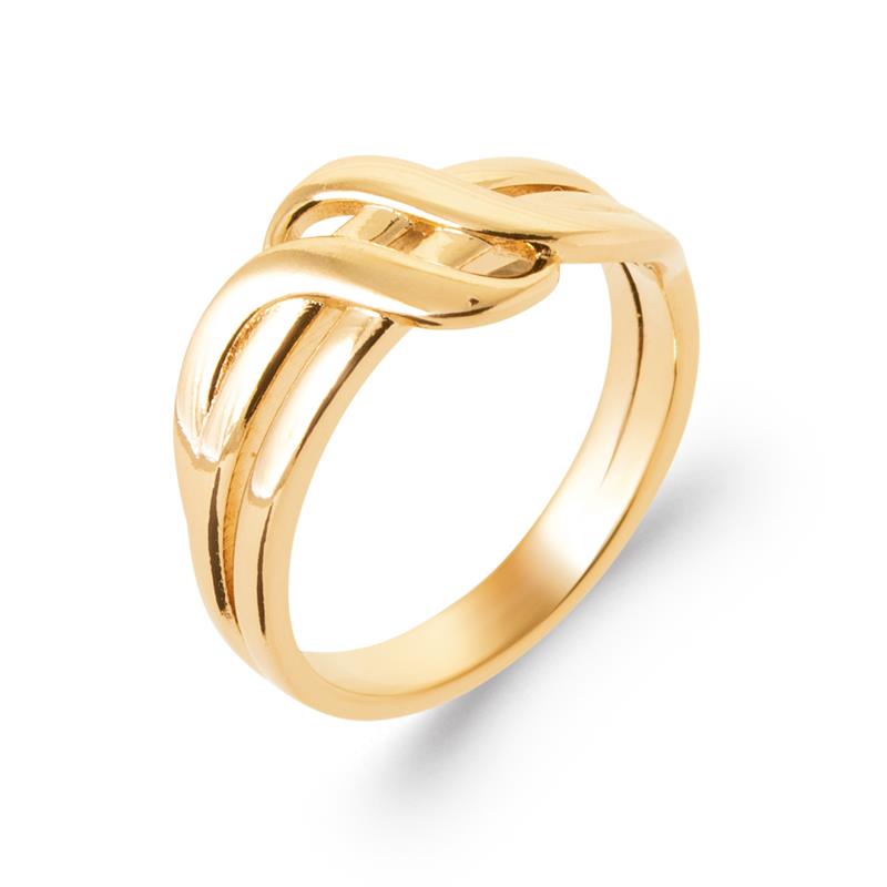 Coque de Nacre Bague plaqué or 20010600